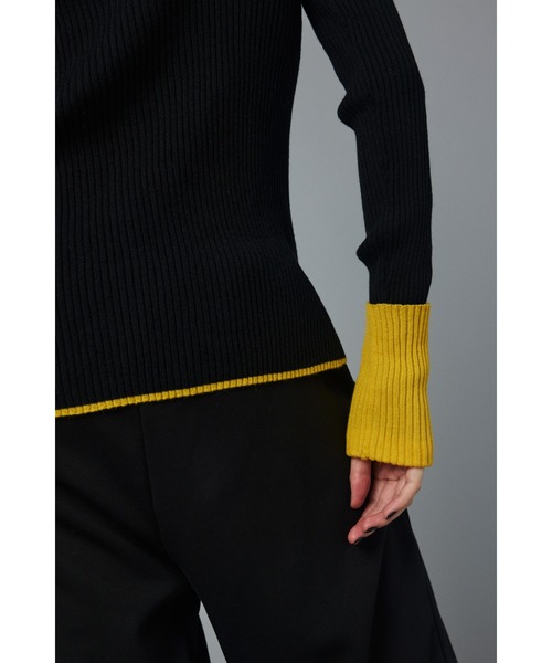 HeRIN.CYE タートルネックニット FREE ブラック レディース : ZOZOTOWN