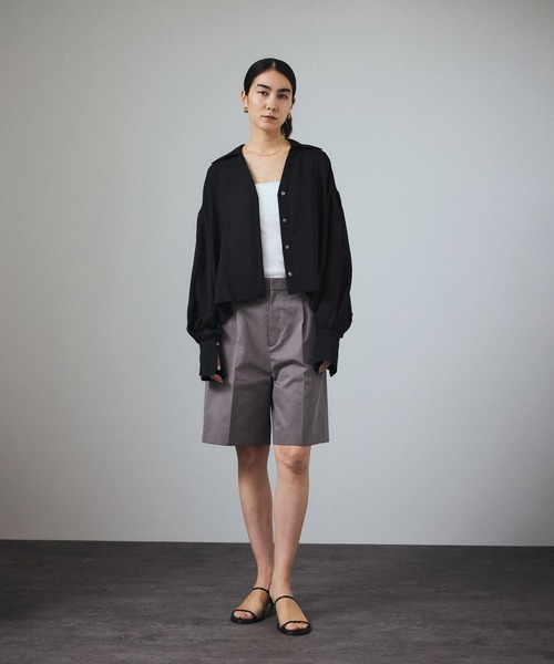 「SALON adam et rope'」 長袖シャツ FREE ホワイト レディース_画像3