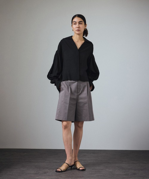 「SALON adam et rope'」 長袖シャツ FREE ホワイト レディース_画像6