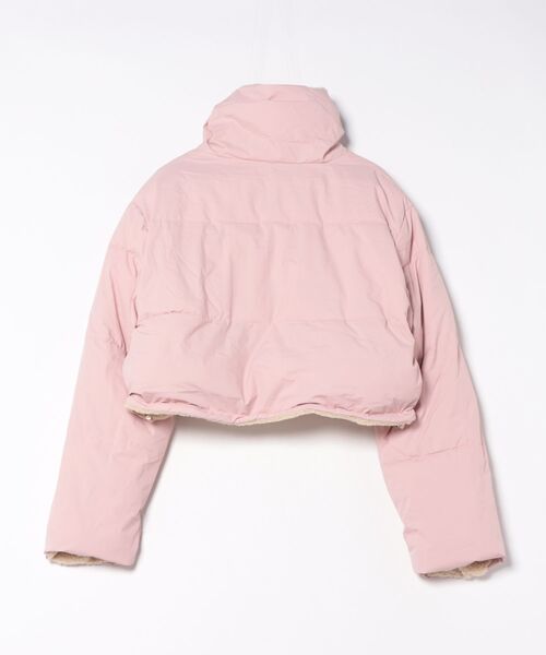 ダウンコート ダウンジャケット 2WAY ボア＆無地リバーシブル