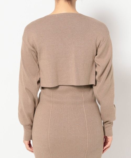 「mysty woman」 コンビワンピース FREE モカ レディース_画像6