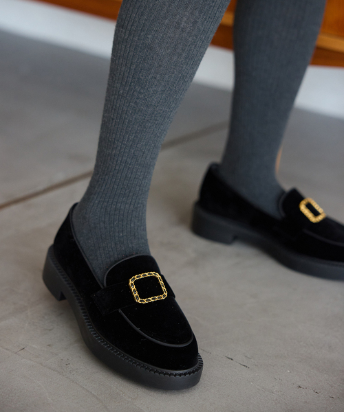 LE TALON ルタロン ローファー 厚底 チェーンバックル LE TALON（ル タロン） ローファー アツゾコチェーンバックル