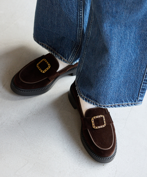 LE TALON（ル タロン） ローファー アツゾコチェーンバックル