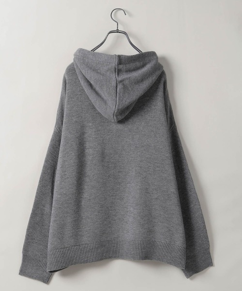 「JEANASIS」 長袖ニット FREE ネイビー レディース_画像3