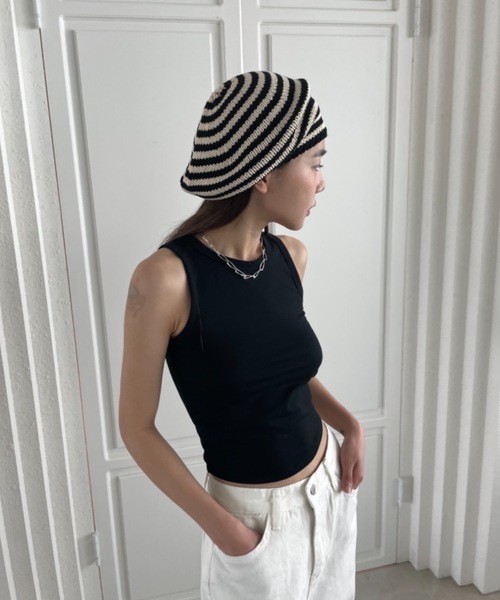 「Didot.showroom」 ニットキャップ FREE ブラック レディース_画像2
