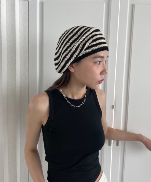 「Didot.showroom」 ニットキャップ FREE ブラック レディース_画像6