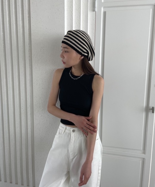 「Didot.showroom」 ニットキャップ FREE ブラック レディース_画像8
