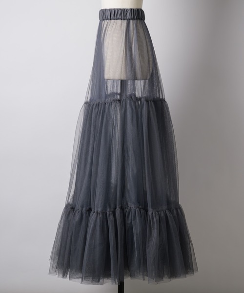 「LA BELLE ETUDE」 ロングスカート 0 ライトブルー レディース_画像3