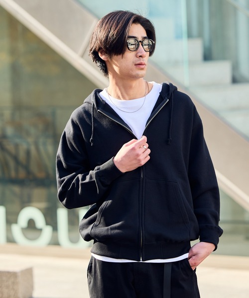 ROOP TOKYO パーカー 裏起毛 オーバーサイズ 無地 裏毛 ユニセックス