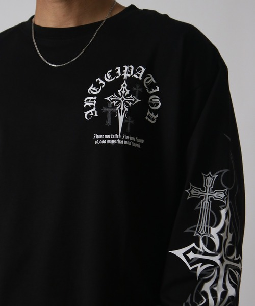 NYLAUS（ナイラス） tシャツ 「NYS」オールドイングリッシュクロスロン