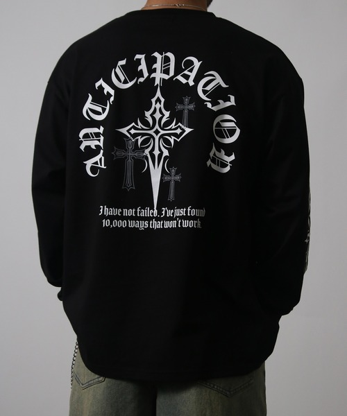 新品未使用　knosis ロンT XL NYLAUS（ナイラス） tシャツ 「NYS」オールドイングリッシュクロスロン