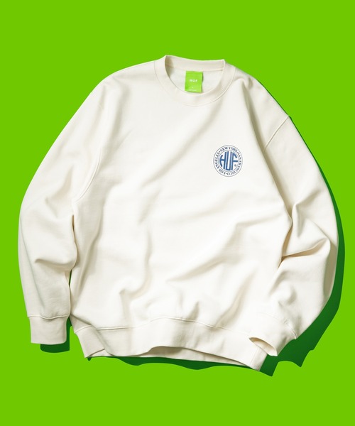 「HUF」 スウェットカットソー MEDIUM オフホワイト メンズ_画像3