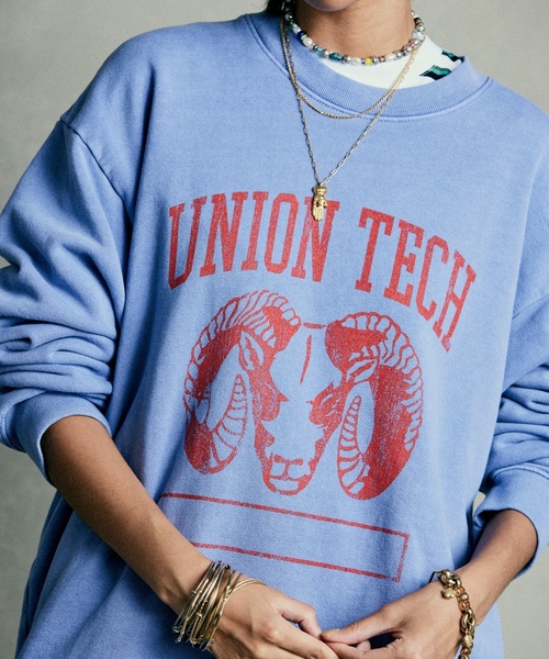 「UNION(UNION TOKYO)」 スウェットカットソー LARGE ホワイト メンズ_画像8