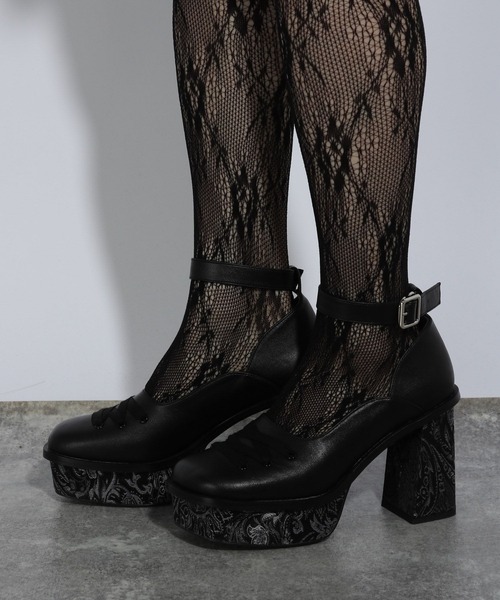 「HARE」 シューズ LARGE ブラック レディース_画像6