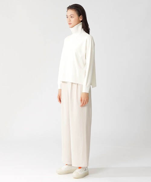 「ECOALF」 タートルネックニット S ライトピンク メンズ_画像2