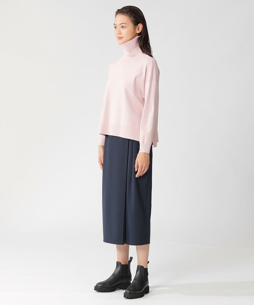 「ECOALF」 タートルネックニット S ライトピンク メンズ_画像4