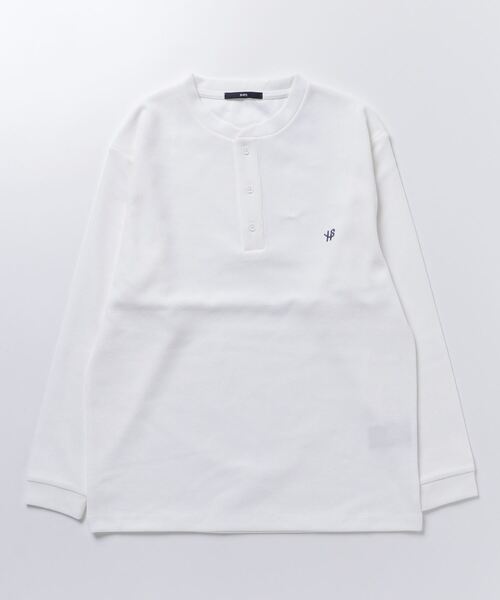 「SHIPS」 長袖Tシャツ MEDIUM ホワイト メンズ_画像2