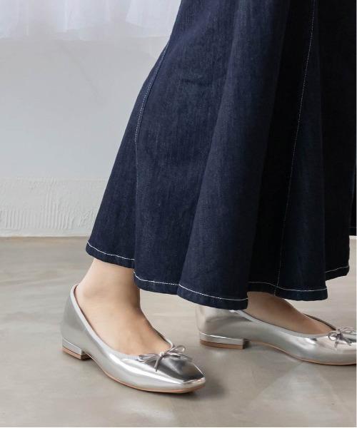 「RANDA」 バレエシューズ 24 アイボリー レディース_画像6