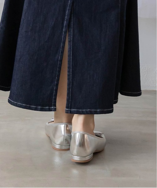 「RANDA」 バレエシューズ 24 アイボリー レディース_画像7