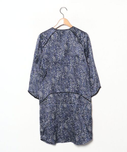 「COMPTOIR DES COTONNIERS」 長袖ワンピース 34 ネイビー レディース_画像2