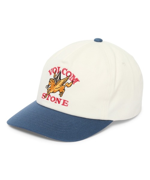 【新品未使用】Man キャップ ポップアップ限定 帽子 即日発送 VOLCOM（ボルコム） キャップ 帽子 メンズ PETROLSTONE ADJ HAT