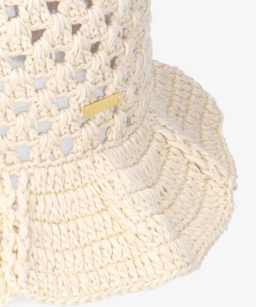 「kaorinomori」 ハット FREE ホワイト レディース_画像2