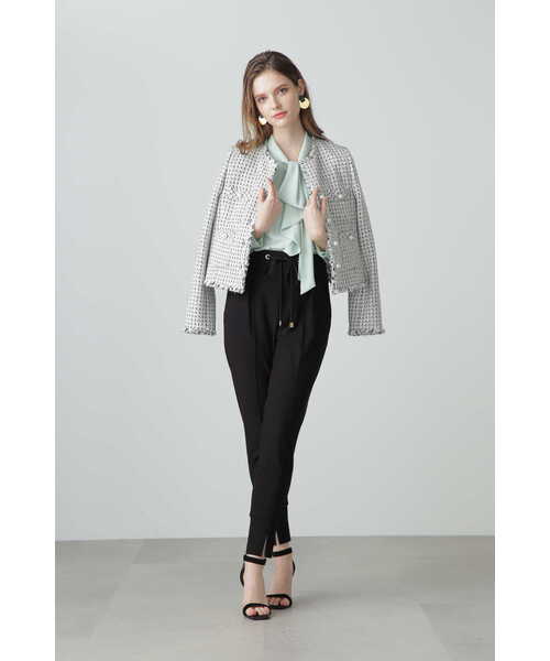 「PINKY&DIANNE」 スラックス 36 ブラック レディース_画像4