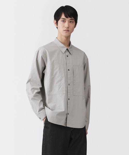 MUJI Labo シャツ 「MUJI Labo」紳士 コットンワークシャツ メンズ