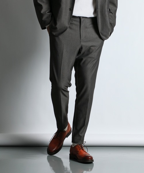 EMPORIO ARMANI スラックス 「エンポリオ アルマーニ」タック入り