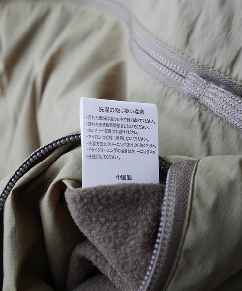 「HOUSTON」 ナイロンブルゾン MEDIUM ブラック メンズの画像