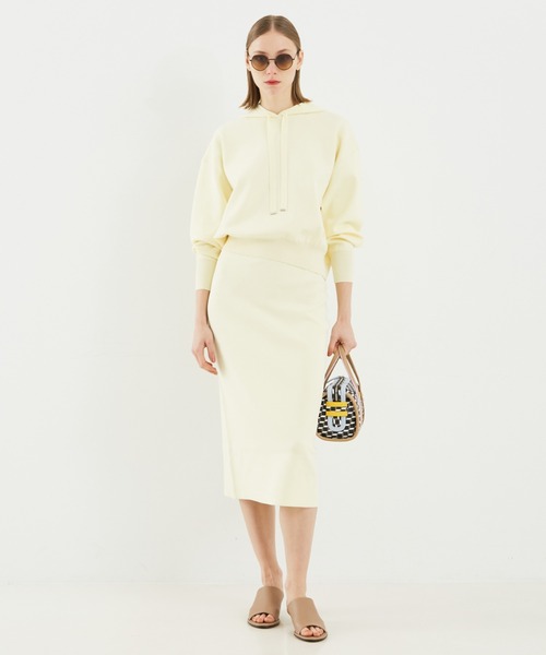 「DESIGNWORKS」 長袖ニット 38 ネイビー レディース_画像9