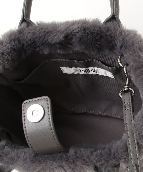 「FURFUR」 2WAYバッグ F チャコールグレー レディースの画像