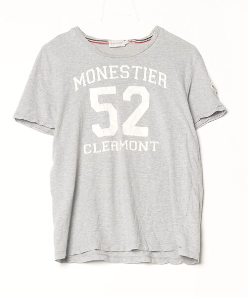 MONCLER グレー 半袖Tシャツ MONCLER（モンクレール） 半袖Tシャツ L グレー レディース : ZOZOTOWN