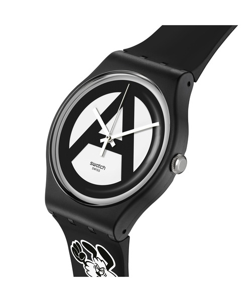 Swatch（スウォッチ） アナログ腕時計 FREE ブラック メンズ 