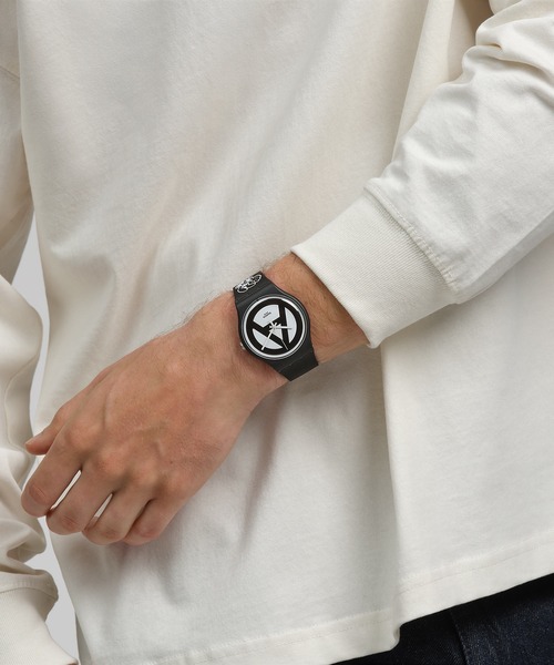 Swatch（スウォッチ） アナログ腕時計 FREE ブラック メンズ 