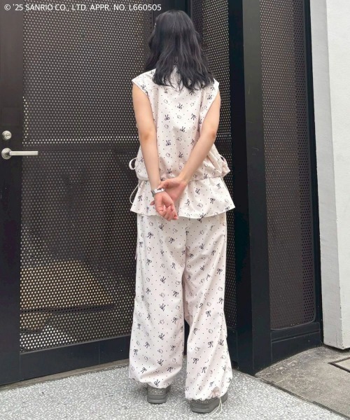 「Candy Stripper」 イージーパンツ FREE ピンク レディース_画像8