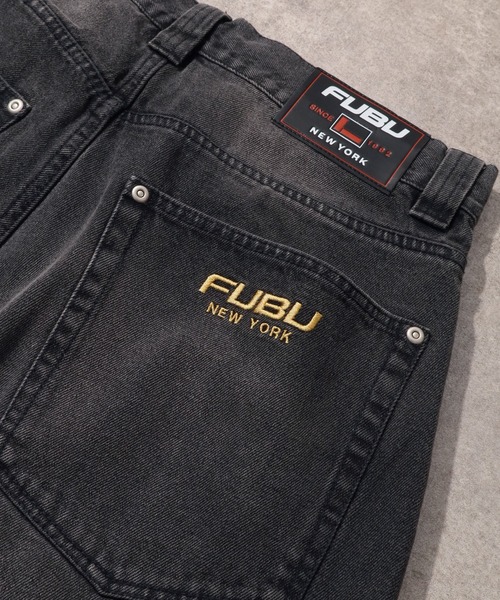 FUBU（フブ） ワイドパンツ ハーフパンツ ジーンズ 短パン 「FUBU/フブ