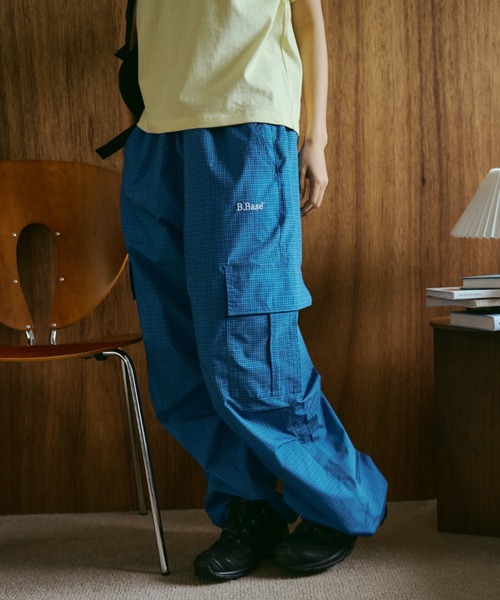 BROKEN BASE（ブロークンベース） ワイドパンツ カーゴパンツ ナイロン