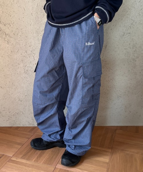 BROKEN BASE（ブロークンベース） ワイドパンツ カーゴパンツ ナイロン 
