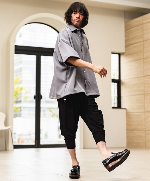 CAMBIO（カンビオ） パンツ mp14973- Sarouel Cropped Jogger Pants
