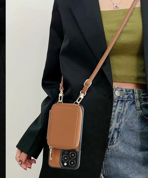 Fun & Daily（ファンアンドデイリー） スマホケース Wallet Shoulder