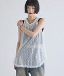 tシャツ レースアメスリプルオーバー レディースの詳細画像3