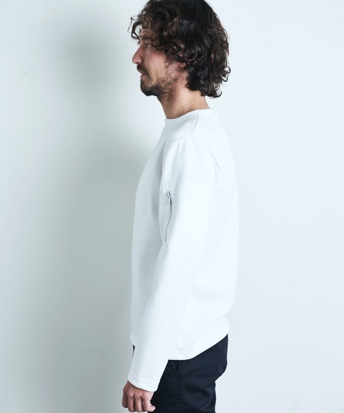 「Magine」 長袖Tシャツ 46 オリーブ メンズ_画像5