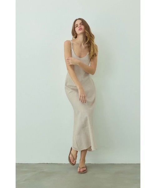 ALEXIA STAM（アリシアスタン） ワンピース Linen Maxi Dress /リネン