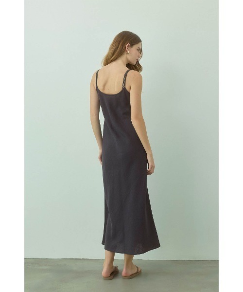 【タグ付き美品】アリシアスタン　キャミワンピース　マキシ丈　リネン　洗える ALEXIA STAM（アリシアスタン） ワンピース Linen Maxi Dress /リネン