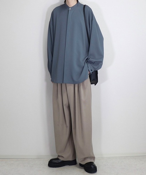 「Loose/ルース」 長袖シャツ L ブラック メンズ_画像2