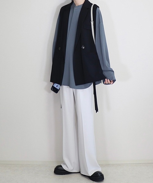 「Loose/ルース」 長袖シャツ L ブラック メンズ_画像4