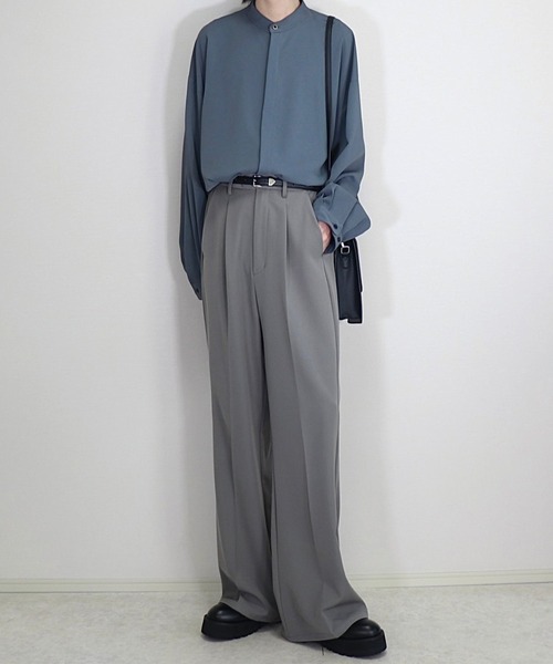 「Loose/ルース」 長袖シャツ L ブラック メンズ_画像8