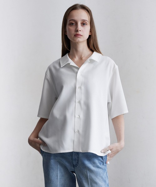 「CLEL」 半袖シャツ X-SMALL ホワイト メンズ_画像7