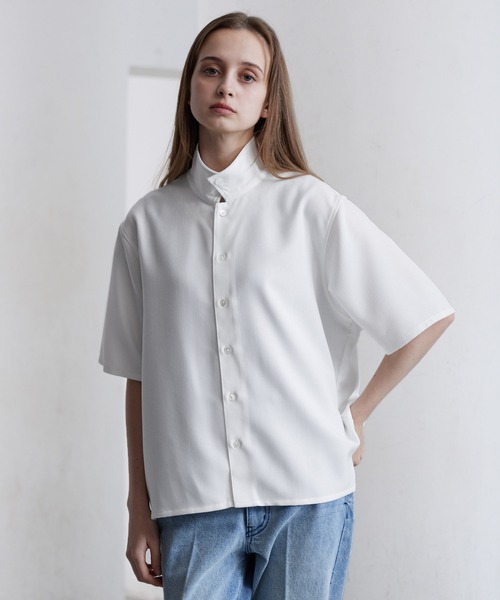 「CLEL」 半袖シャツ X-SMALL ホワイト メンズ_画像8